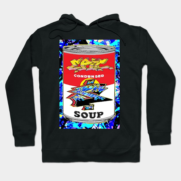 Dollar Soup Paint Splash Hoodie by LowEndGraphics